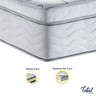 Cama Box Baú Bipartido Queen Preto e Colchão Freedom Molas Ensacadas Ortobom - 4