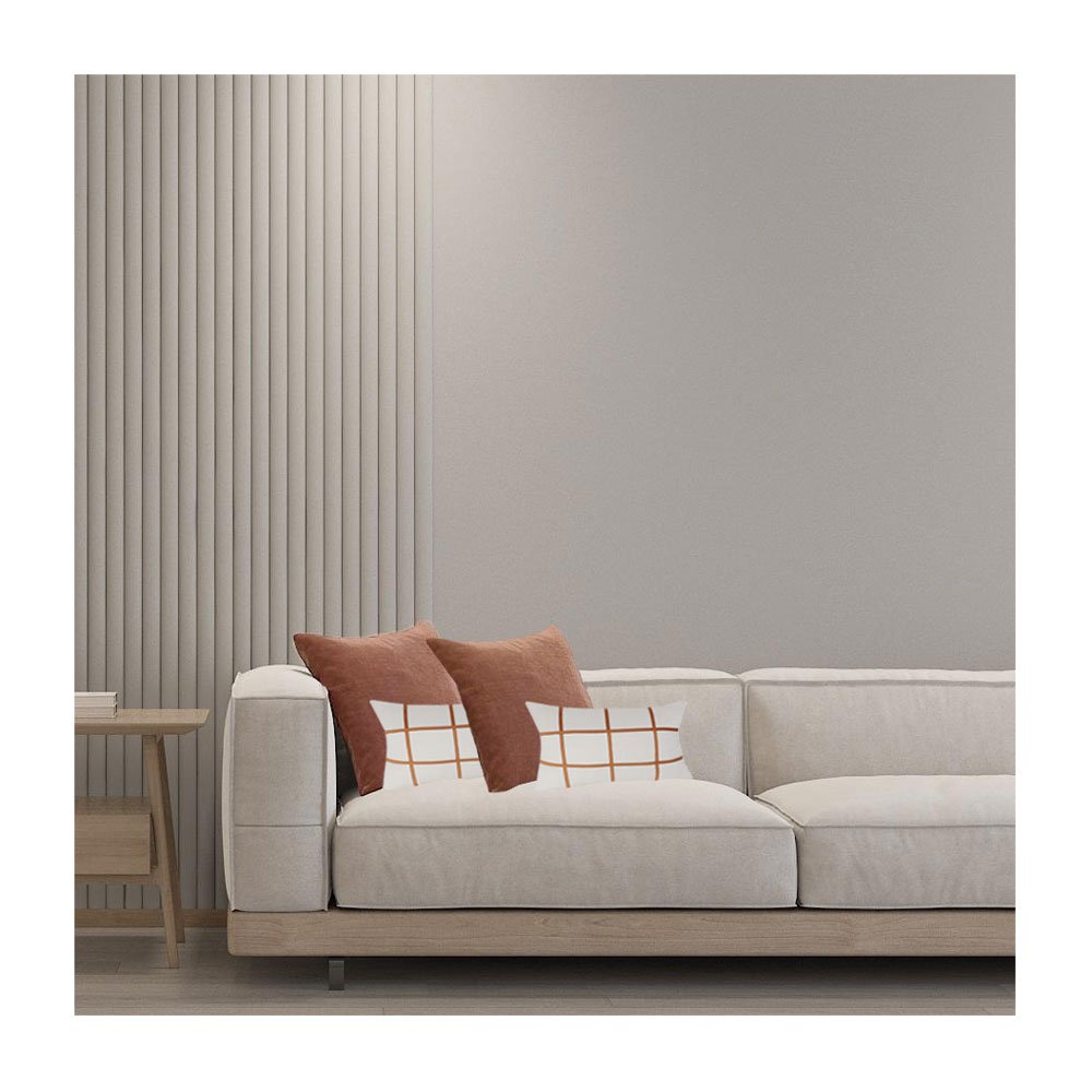 Almofada e Baguete Rineira Sofa Decorativa Cobre Marrom 2un - 2