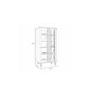 Ver imagem 4 de Cristaleira com 02 Portas Vidro Évora Sala de Jantar Off White - Montanaris Decor