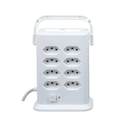 Ver imagem 2 de Filtro de Linha 2m 2014u 14 Tomadas 2500w, 2 Usb + 2 Usb-c