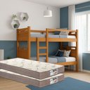 Ver imagem 1 de Beliche Infantil ou Adulto com 02 Colchões D33 Grade Robusta Reforçada com Proteção Completa