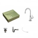Ver imagem 2 de Kit Cuba Q39 com Torneira 1198 Metal e Válvula Click 1"g Sifão Cromado e Flexivel Compace