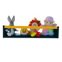 Ver imagem 5 de Prateleira para Livros Infantis Nicho Organizador Pelúcia Quarto de Criança Mdf Preto 55 Cm:amarelo
