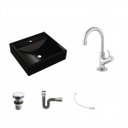 Ver imagem 2 de Kit Cuba Q39 com Torneira 1198 Metal e Válvula Click 1 Pol. Sifão Cromado e Flexivel