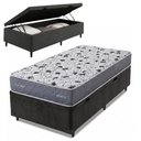 Ver imagem 1 de Cama Box Baú Solteiro Double Face AG65 Eclipse 88x188x61cm Herval - Suporta até 150kg