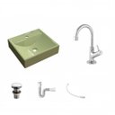 Ver imagem 2 de Kit Cuba Q39 com Torneira 1198 Metal e Válvula Click 1 1/2" Sifão Pvc e Flexível Compace