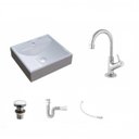 Ver imagem 2 de Kit Cuba Q39 com Torneira 1198 Metal e Válvula Click 1 1/2" Sifão Pvc e Flexível Compace