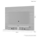 Ver imagem 3 de Painel Sion com Prateleira 02 Nichos para Tvs de até 56 Polegadas JCM Moveis Cacau/Grigio