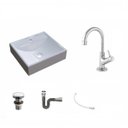 Ver imagem 2 de Kit Cuba Q39 com Torneira 1198 Metal e Válvula Click 1 1/2" Sifão Cromado e Flexível Compace