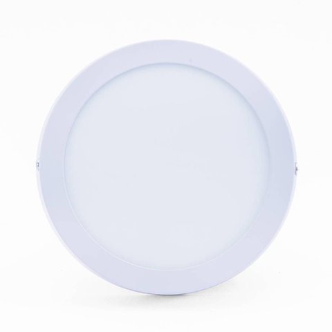 Plafon Led Sobrepor 12w Redondo 6500k Branco Frio Bivolt - Unidade