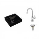 Ver imagem 2 de Kit Cuba Q39 com Torneira 1198 Metal e Válvula 1 Pol.