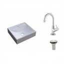 Ver imagem 2 de Kit Cuba Q39 com Torneira 1198 Metal e Válvula 1 Pol.