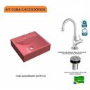 Ver imagem 3 de Kit Cuba Q39 com Torneira 1198 Metal e Válvula Click 1"b Pol. Compace