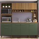 Ver imagem 1 de Cozinha 7 Portas e 1 Gaveta Co1516 Ipe Arbo Decibal Ipê|arbo
