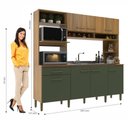 Ver imagem 2 de Cozinha 7 Portas e 1 Gaveta Co1516 Ipe Arbo Decibal Ipê|arbo