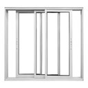 Ver imagem 1 de Janela de Alumínio Branco Vitro de Correr 3 Folhas Móveis sem Grade Linha Harmony- 1.50(l) X 1.20(a)