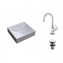 Ver imagem 2 de Kit Cuba Q39 com Torneira 1198 Metal e Válvula Click 1 Pol.