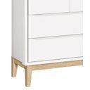 Ver imagem 3 de Guarda-Roupa Retrô 2 Portas Classic New Fosco com Natural - Reller