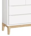 Ver imagem 3 de Guarda-Roupa Retrô 2 Portas Classic New Fosco com Natural - Reller