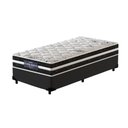 Ver imagem 1 de Cama Box Solteiro King Preta + Colchão de Molas Ensacadas Probel Eclipse Springs 96x203x55cm