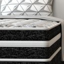 Ver imagem 5 de Cama Box Solteiro King Preta + Colchão de Molas Ensacadas Probel Eclipse Springs 96x203x55cm