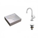 Ver imagem 2 de Kit Cuba Q39 com Torneira 1198 Metal e Válvula Click 1 Pol. 1/2