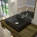 Ver imagem 1 de Kit Cuba Q39 com Torneira 1198 Metal e Válvula Click 1 Pol. 1/2