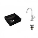 Ver imagem 2 de Kit Cuba Q39 com Torneira 1198 Metal e Válvula Click 1 Pol. 1/2