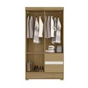 Ver imagem 2 de Guarda Roupa Coimbra 4 Portas Atacama / Off White - Aramóveis