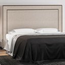 Ver imagem 2 de Cabeceira Cama Box Queen 160 Cm P05 Berlim Linho Cru - Lyam Decor