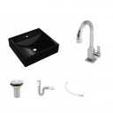 Ver imagem 2 de Kit Cuba Q39 com Torneira Luxo 1195 Metal 1 Pol. e Sifão Pvc e Flexivel