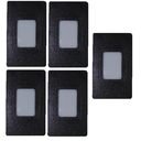 Ver imagem 3 de Kit 5 Balizador Poptem Embutido Preto Spot Iluminador Retangular
