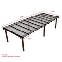 Ver imagem 5 de Kit Policarbonato Cristal 6mm 5,00m X 2,00m - Perfis Naturais
