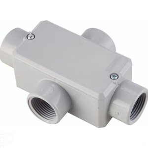 Condulete Fixo Tipo "x" Tramontina 1.1/4" - com Tampa - com Rosca Npt - com Pintura Tramontina
