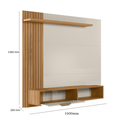 Ver imagem 2 de Painel Suspenso Berlim 160mt Nature Branco Off - Peternella