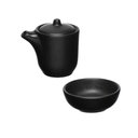 Ver imagem 1 de Conjunto Shoyu em Porcelana Manhattan Preto com 2 Peças Haüskraft