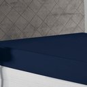 Ver imagem 3 de Lençol com Elástico Casal Nobre Viúva 1 Peça 30cm de Altura Malha 100% Algodão - Azul-marinho