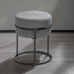 Puff Banqueta Riad Decorativo em Veludo P/ Salas e Recepção