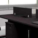 Ver imagem 1 de Divisória para Mesa de Trabalho 110cm MDP Preto F5 Office