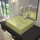 Ver imagem 1 de Kit Cuba Q39 com Torneira Luxo 1195 Metal e Válvula Click 1 1/2 e Sifão Pvc e Flexível Compace
