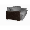 Ver imagem 5 de Sofá sem Caixa Retrátil Reclinável Mônaco 1,80m Estilo Estofados - França Linhosoft Cor "cinza"