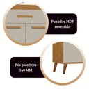 Ver imagem 4 de Balcão Letícia Cor:ipe Off White - Balcão para Cozinha - Mizza Decor