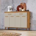 Ver imagem 2 de Balcão Letícia Cor:ipe Off White - Balcão para Cozinha - Mizza Decor