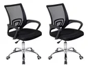 Ver imagem 1 de Kit 2 Cadeiras Ergonômica Escritório Giratória