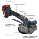 Ver imagem 3 de Maquina de Assentar Piso Porcelanato Ceramica Azulejo Vidro Chao Profissional Bateria Recarregavel V