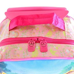 Kit Mochila Infantil Escolar com 3 Peças Princesas Rodinhas - 6