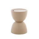 Ver imagem 1 de Mesa Lateral de Apoio Minimalista Tempo Rivatti 34 Cm (largura) em Polipropileno Fendi Proteção Uv