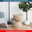 Ver imagem 2 de Mesa Lateral de Apoio Minimalista Tempo Rivatti 34 Cm (largura) em Polipropileno Fendi Proteção Uv