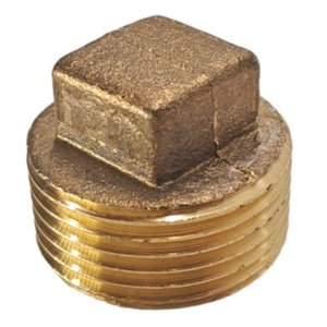 Plug Rosca Macho 1" Amarelo:amarelo