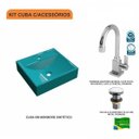 Ver imagem 3 de Kit Cuba Q39 com Torneira Luxo 1195 e Válvula Click 1"b Pol. Compace